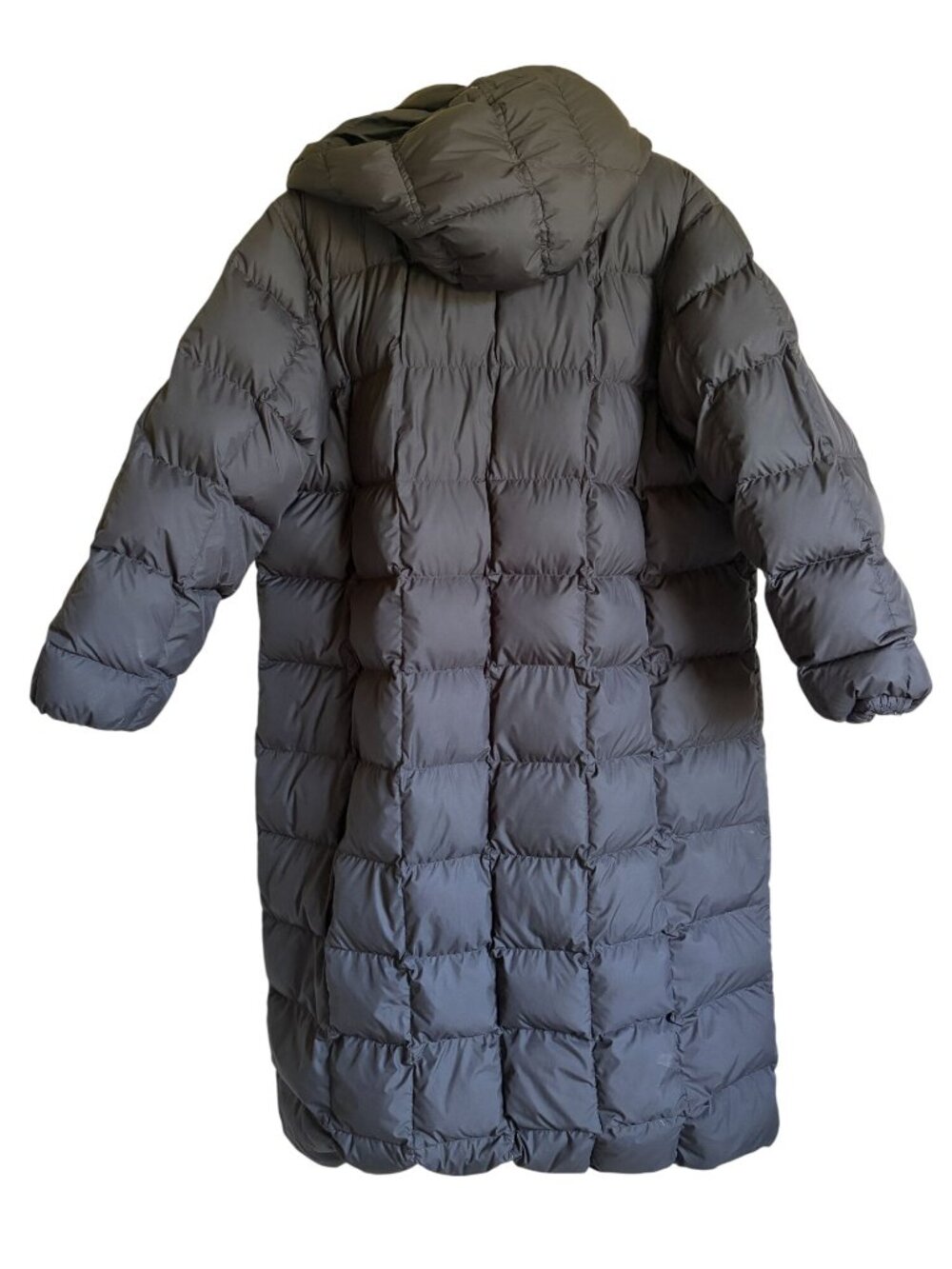 Lands' End 3X Black Long Puffer Coat Down Filled - Picture 2 of 12